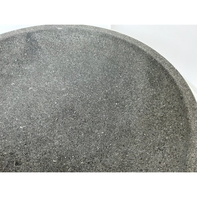 Contemporary Organic Modern Dark Gray Indoor/Outdoor Ashen Earth Bowl For Sale - Image 3 of 4