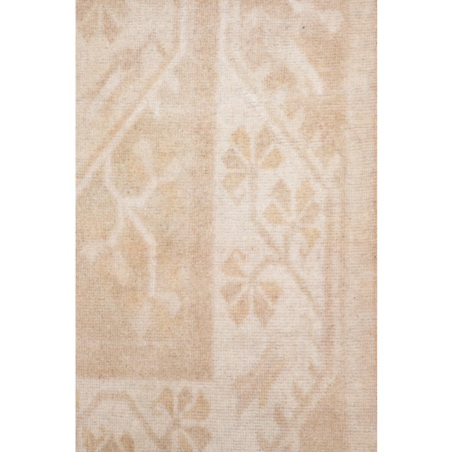 1970s Vintage Turkish Oushak Rug With Pastel Color 5'4'' X 8'4'' For Sale - Image 5 of 11