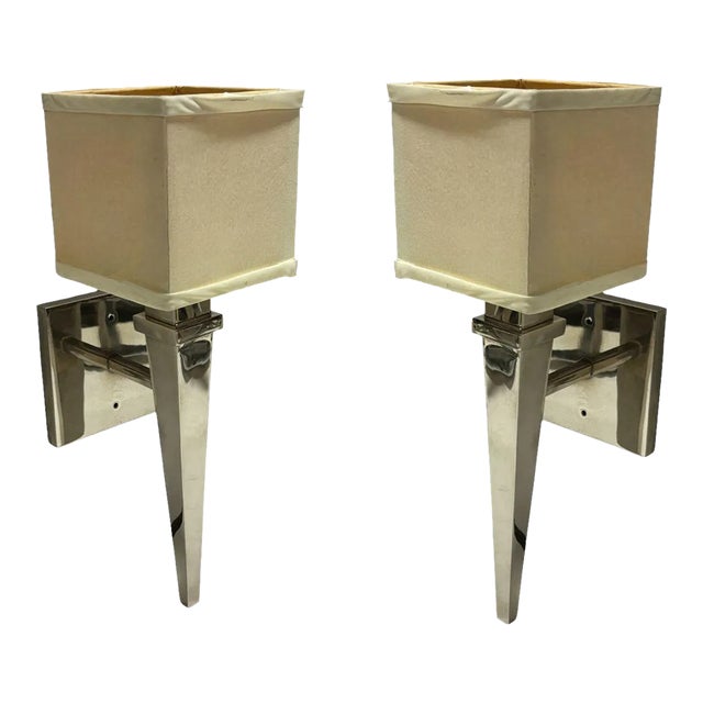 Pair of Sconces From the Original Century Plaza Hotel in Los Angeles 1966 For Sale
