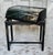 Victorian Ebonised Bow Fronted Display Cabinet, 1890s For Sale - Image 10 of 12