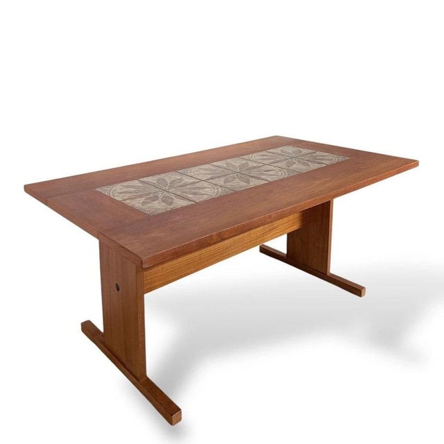 Mid-Century Danish Teak and Tile Dining Table by Gangso Møbler, 1960s For Sale - Image 11 of 11