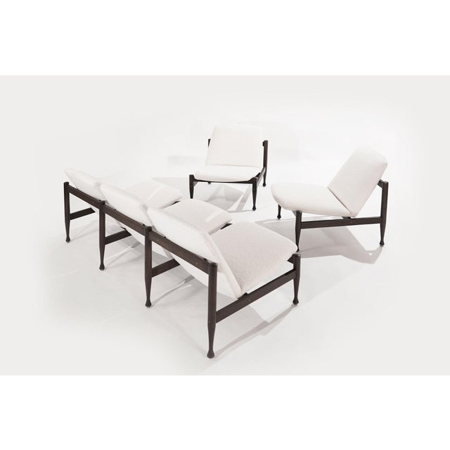 Scandinavian Modern Seating Suite, Denmark, C. 1950s For Sale - Image 4 of 13