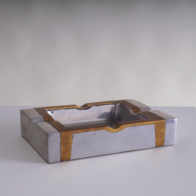 Brutalist Large Ashtray by David Marshall for Marshall Studios For Sale - Image 3 of 8