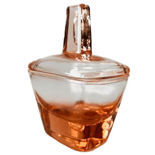Art Deco Jewelry Box in Pink Pressed Glass from Rosaline Scailmont, 1930s For Sale - Image 6 of 6