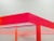 Fluorescent Pink & Clear Lucite Bench by Amparo Calderon Tapia For Sale - Image 12 of 13