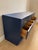 Vintage Henredon Campaign Dresser Credenza in Navy With Brass Hardware For Sale In Seattle - Image 6 of 9