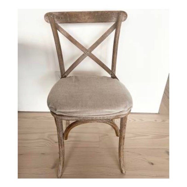 Restoration Hardware Solid Wood Table and Chairs Set of 6 Chairish