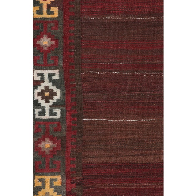 Tribal Vintage Shahsavan Persian Kilim Runner With Stripes - Rug & Kilim For Sale - Image 3 of 7