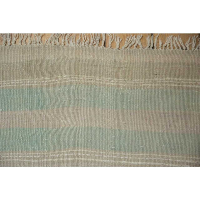 Vintage Distressed Turkish Kilim Rug Runner - 4'3" x 14'5" For Sale - Image 10 of 11