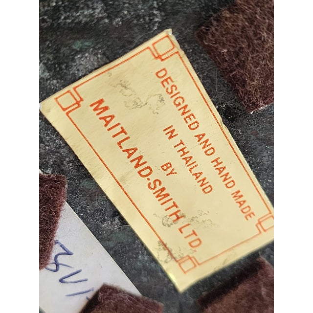 1980s Maitland-Smith Dog Sculpture Bronze Cast Metal Resting Pug Boxer Puppy Model For Sale - Image 9 of 9