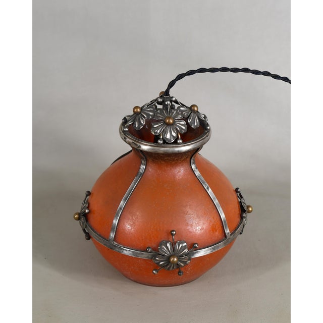 French Art Deco Night Lamp by E. Val Et Cie. - 1920s France For Sale - Image 4 of 13
