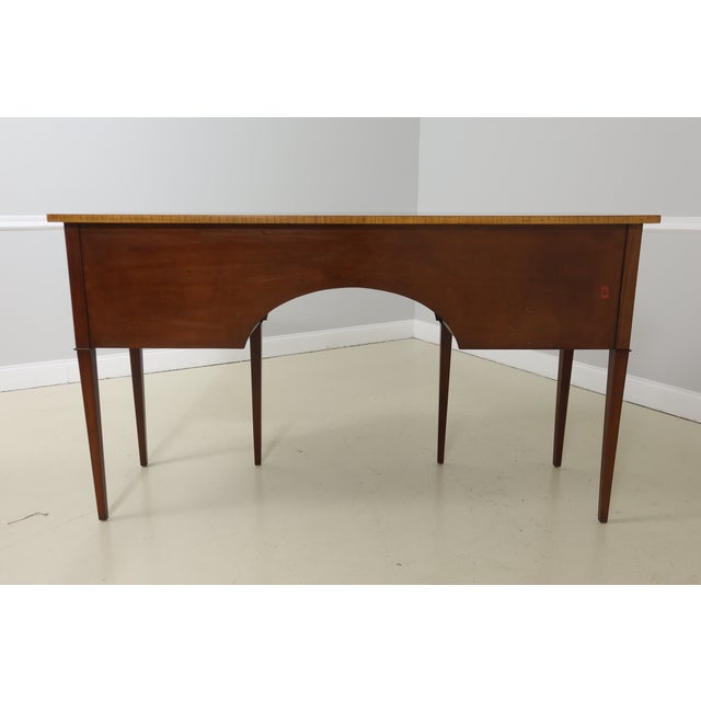 Federal Style Satinwood Inlay Mahogany Sideboard | Chairish