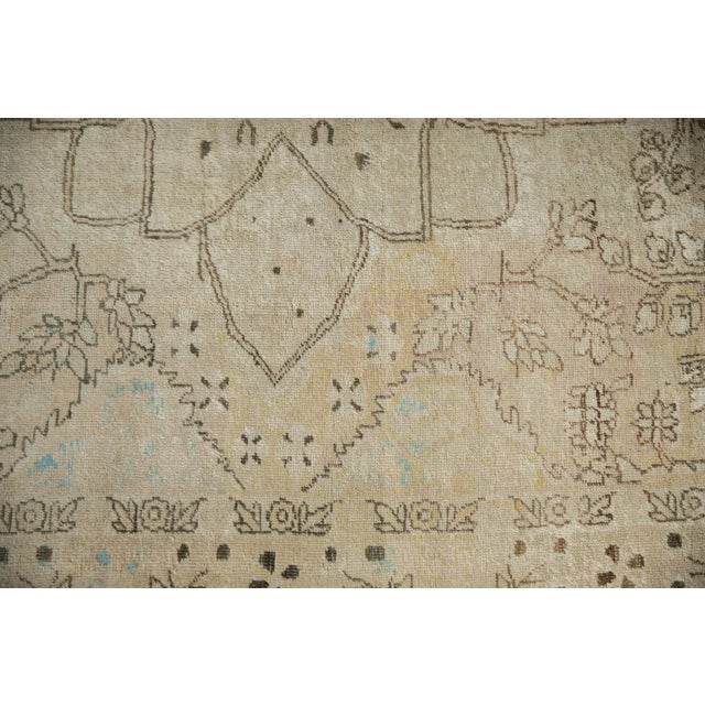 Antique Distressed Kerman Carpet - 7'10" X 10'11" For Sale - Image 12 of 13