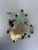Late 20th Century Vintage Solid Brass Grape Cluster Door Knocker With Verdigris Leaf Detail For Sale - Image 5 of 5