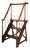 English Library Ladder in Mahogany, 20th Century For Sale