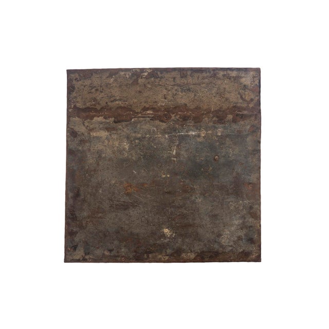 Metal Reclaimed Tin Box For Sale - Image 7 of 7