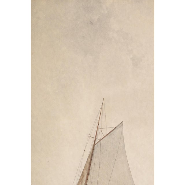 Minimal Coastal Texture Study, Abstract Shoreline Art Print, 24" × 36" For Sale In Buffalo - Image 6 of 10