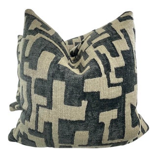 Kravet Design Tribal Woven 22" Pillows-A Pair For Sale