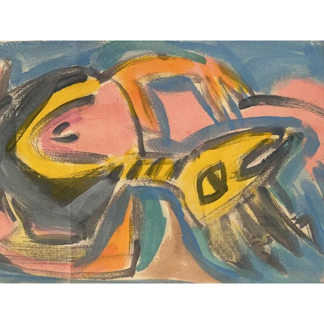 Contemporary Noor Knip, Abstract Composition, 1990, Acrylic on Canvas For Sale - Image 3 of 6