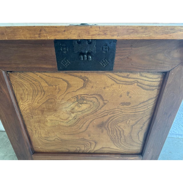 A square-form chest from Korea circa end of 19th to early 20th century (End of Joseon to Korean Empire period)....