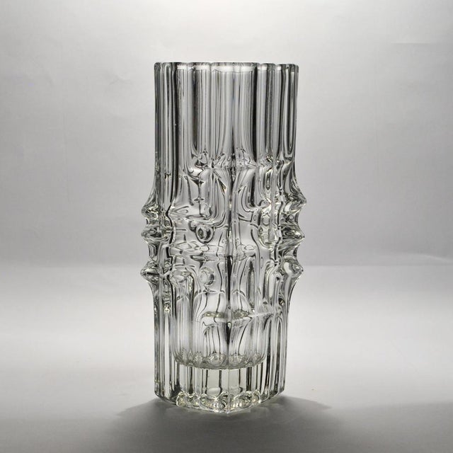 Glass Vase by Vladislav Urban for Sklo Union Rosice, 1960s For Sale - Image 7 of 15