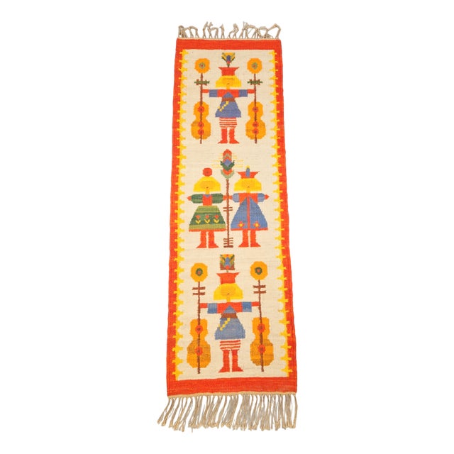 Vintage Chapel Kilim by Maria Domanska, 1960s For Sale