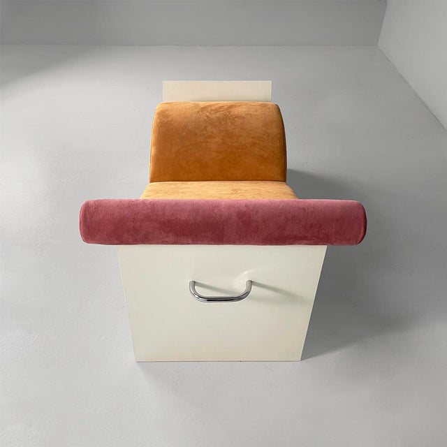 Italian Chaise Lounge Juan by Marco Panini for Memphis, 1987 For Sale - Image 4 of 17