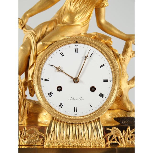 Antique french mantel clock - allegory of love paris ormolu circa 1815 dimensions: h x w x d: 45 x 35 x 13 cm : antique...