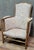 Rustic Armchair with Modernist Upholstery, 1920s For Sale - Image 3 of 6