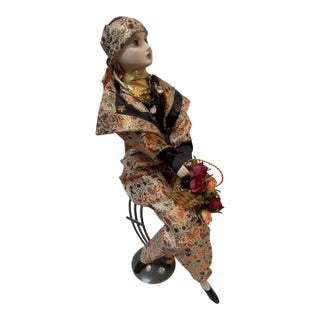 John Bromley Art Deco Gypsy Porcelain Doll For Sale