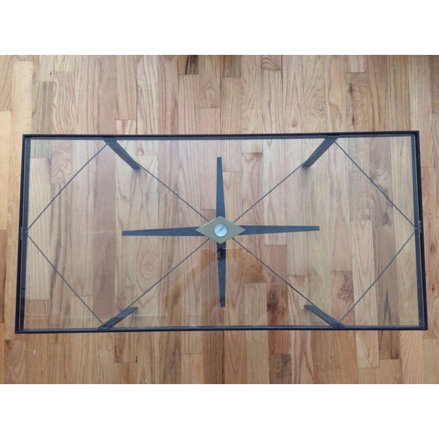 Metal 1930 Compass Coffee Table For Sale - Image 7 of 8