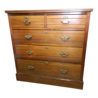 Victorian Walnut Chest of Drawers from Blyth and Sons For Sale