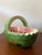 Bordallo Pinheiro Vintage Ceramic Watermelon Basket Serving Bowl With Handle | Hand-Painted Mid-Century Summer Entertaining Fruit Basket For Sale - Image 4 of 9