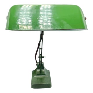 Vintage Bankers Desk Lamp from Astral, 1940s For Sale