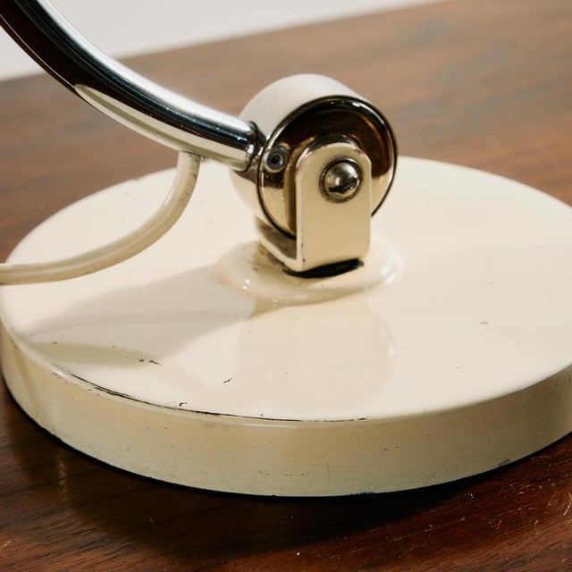 Metal Bauhaus Table Lamp by Christian Dell for Koranda, 1950s For Sale - Image 7 of 12
