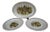 Earthenware Serving Dishes from Lunéville, 1890s, Set of 3 For Sale