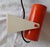 Vintage Wall Lamp in Orange Metal, 1970s, in Good conditions. Designed 1970 to 1979 European Plug (up to 250V).The wiring...