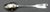 German fiddleback 800 standard silver basting spoon, circa 1830. Monogram "RS". Very good condition. 2.90 troy oz. 11 3/8"...