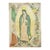 Virgin of Guadalupe Hand Colored Spanish Colonial Drawing - Signed Mexico For Sale