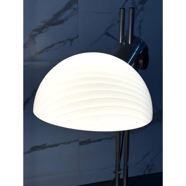 Metal Adjustable Space Age Table Lamp in Glass and Metal from Zonca, 1970s For Sale - Image 7 of 10