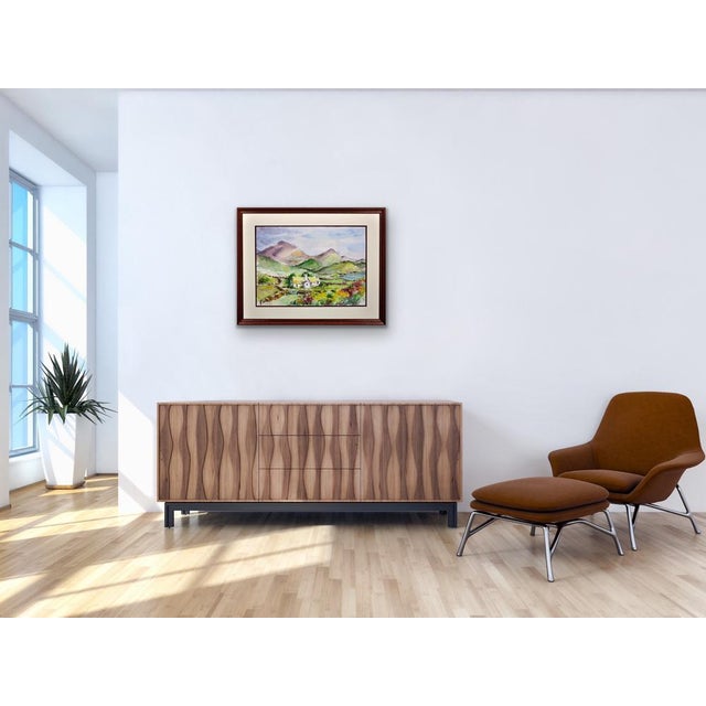 R. Savalle, Connemara, Ireland, Original Watercolour, 2001, Framed For Sale - Image 10 of 18