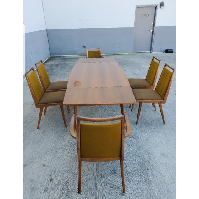 1960 S Mid Century Modern German Dining Set 7 Pieces Chairish