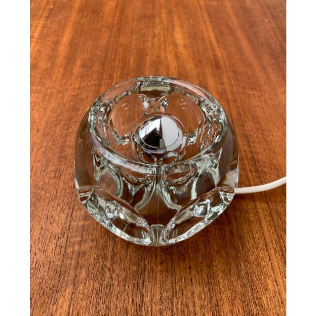 Vintage German Glass Table Lamp from Peill & Putzler For Sale - Image 11 of 18