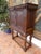 Antique English Country Oak Cupboard on Stand, 1730 For Sale - Image 6 of 18