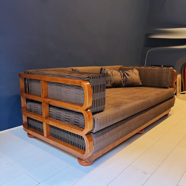 Art Deco Sofa, Budapest, 1930s For Sale - Image 11 of 16