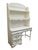 Victorian Lexington Furniture Off White Painted Traditional Victorian Style 44" Student Desk W. Bookcase Hutch 509-534 / 509-541 For Sale - Image 3 of 13