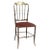 Brass Neoclassical Solid Brass Italian Chiavari chair For Sale - Image 8 of 8