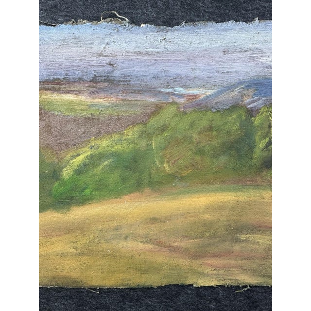 Theo Möller, Schackauberg, Rhön, Fulda, 1947, Oil Painting on Linen For Sale - Image 10 of 13