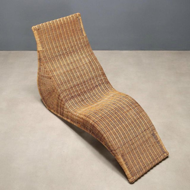Wood Chaise Lounge by Carl Öjerstam for Ikea, 1990s For Sale - Image 7 of 10