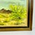 1970s 1970s Vintage Southwestern Impressionist Saguaro Landscape Folk Art Original Oil Painting, Artist Signed For Sale - Image 5 of 13